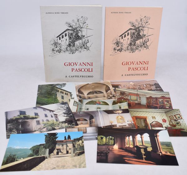 ROSSI VERZANI, Alfreda. GIOVANNI PASCOLI A CASTELVECCHIO, 1979/1988.  - Asta Libri antichi, rarit bibliografiche e prime edizioni del '900 - Associazione Nazionale - Case d'Asta italiane