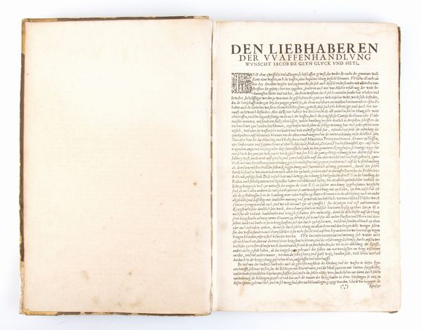 Gheyn, Jacques de II. Waffenhandlung Von Den Rören. Musquetten Undt Spiessen. Graven hagen in Hollandt 1608  - Asta Libri antichi, rarit bibliografiche e prime edizioni del '900 - Associazione Nazionale - Case d'Asta italiane