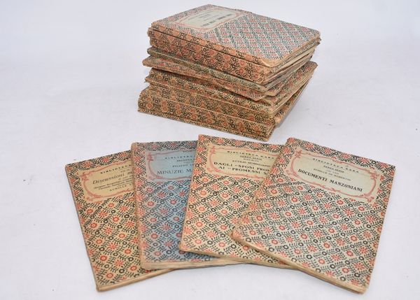 PELLIZZARI, Achille. BIBLIOTECA RARA PERRELLA. 1916-1927.  - Asta Libri antichi, rarit bibliografiche e prime edizioni del '900 - Associazione Nazionale - Case d'Asta italiane