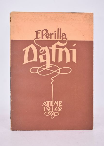 PERILLA, F. DAFNI. ACQUARELLI XILOGRAFIE FOTOGRAFIE DELL'AUTORE. 1942.  - Asta Libri antichi, rarit� bibliografiche e prime edizioni del '900 - Associazione Nazionale - Case d'Asta italiane