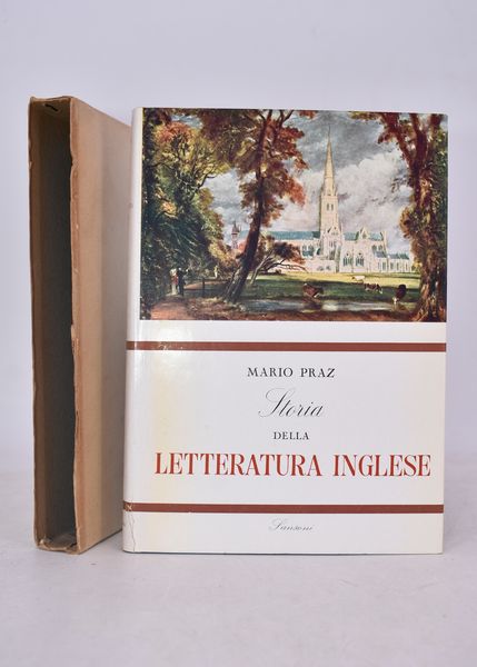 PRAZ, Mario. STORIA DELLA LETTERATURA INGLESE. 1951.  - Asta Libri antichi, rarit bibliografiche e prime edizioni del '900 - Associazione Nazionale - Case d'Asta italiane