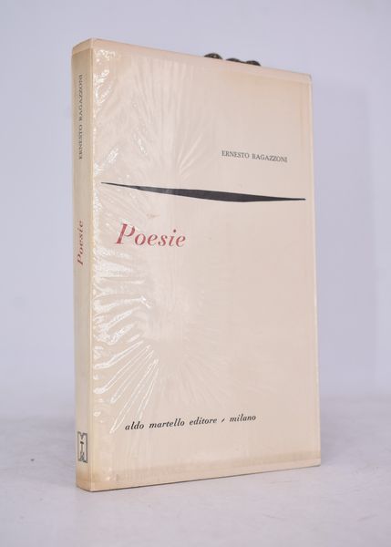 RAGAZZONI, Ernesto. POESIE. 1956.  - Asta Libri antichi, rarit bibliografiche e prime edizioni del '900 - Associazione Nazionale - Case d'Asta italiane