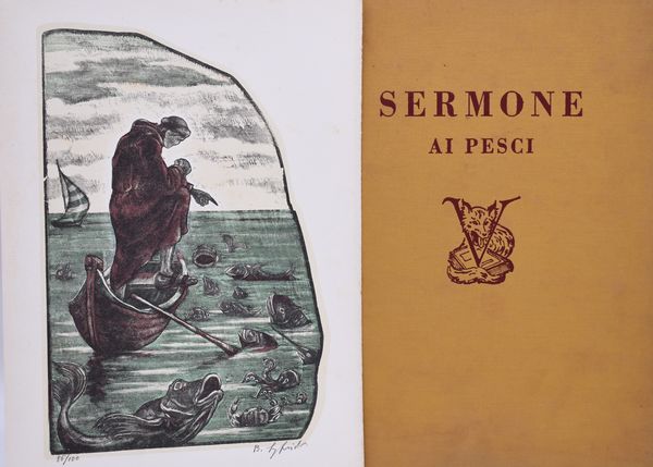 S. ANTONIO. SERMONE AI PESCI. 1972.  - Asta Libri antichi, rarit bibliografiche e prime edizioni del '900 - Associazione Nazionale - Case d'Asta italiane