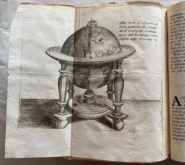CORONELLI, VINCENZO MARIA. Epitome cosmografica o Compendiosa introduttione all'astronomia, geografia, e idrografia, per l'uso, dilucidatione, e fabbrica delle sfere, globi, planisferj, astrolabj, e tavole geografiche. Cologne (ma Venezia), Andrea Poletti, 1693.  - Asta Libri antichi, rarit bibliografiche e prime edizioni del '900 - Associazione Nazionale - Case d'Asta italiane