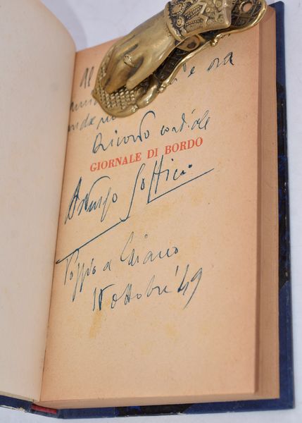 SOFFICI, Ardengo. GIORNALE DI BORDO. 1948.  - Asta Libri antichi, rarit bibliografiche e prime edizioni del '900 - Associazione Nazionale - Case d'Asta italiane