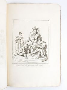 Pinelli, Bartolomeo. Gruppi pittoreschi modellati in terra cotta / da Bartolomeo Pinelli ed incisi all'acquaforte da lui medesimo. Roma : Gentilucci, 1834  - Asta Libri antichi, rarit� bibliografiche e prime edizioni del '900 - Associazione Nazionale - Case d'Asta italiane