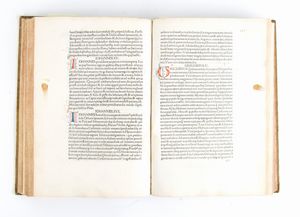 PLATINA. VITA DEI PONTEFICI PRIMA EDIZIONE 1479. Venezia Johannes de Colonia and Johannes Manthen, 11 giugno 1479  - Asta Libri antichi, rarit bibliografiche e prime edizioni del '900 - Associazione Nazionale - Case d'Asta italiane