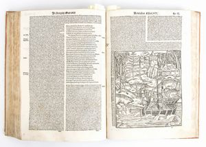 VIRGILIO MARO PUBLIUS. VERGILIUS CUM COMMENTARIJ & FIGURIS. Venezia 1522  - Asta Libri antichi, rarit bibliografiche e prime edizioni del '900 - Associazione Nazionale - Case d'Asta italiane