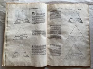 SERLIO, Sebastiano. Den eersten (- tweeden) boeck van Architecturen Sebastiani Serlii, tracterende van Geometrye Perspectyven. Antwerp, Peeters, 1553  - Asta Libri antichi, rarit bibliografiche e prime edizioni del '900 - Associazione Nazionale - Case d'Asta italiane