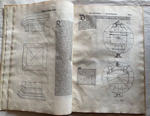 SERLIO, Sebastiano. Den eersten (- tweeden) boeck van Architecturen Sebastiani Serlii, tracterende van Geometrye Perspectyven. Antwerp, Peeters, 1553  - Asta Libri antichi, rarit bibliografiche e prime edizioni del '900 - Associazione Nazionale - Case d'Asta italiane