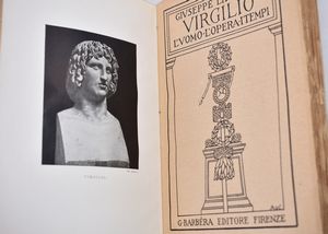 LIPPARINI, Giuseppe.  VIRGILIO. L'UOMO, L'OPERA, I TEMPI. 1925.  - Asta Libri antichi, rarit� bibliografiche e prime edizioni del '900 - Associazione Nazionale - Case d'Asta italiane