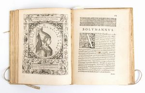 BOISSARD JEAN JACQUES. VITAE ET ICONES SULTANORUM TURCICORUM PRINCIPUM PERSARUM. FRANCOFORTE 1596  - Asta Libri antichi, rarit bibliografiche e prime edizioni del '900 - Associazione Nazionale - Case d'Asta italiane