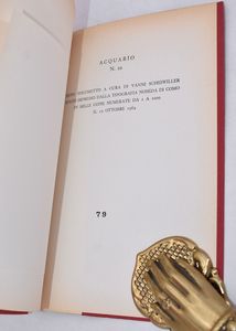 PAVESE, Cesare. 8 POESIE INEDITE E QUATTRO LETTERE AD UN'AMICA (1928-1929). 1964.  - Asta Libri antichi, rarit� bibliografiche e prime edizioni del '900 - Associazione Nazionale - Case d'Asta italiane