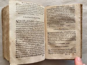 FRANCO, NICCOLÒ (1515-1570). De le lettere di Nicolo' Franco, scritte à prencipi, signori, & ad altri personaggi, e suoi amici, libri tre; ne le quali si scuopre l'arte del polito, e del terso scrivere. In Venetia: appresso Giorgio Valentino, 1615.  - Asta Libri antichi, rarit bibliografiche e prime edizioni del '900 - Associazione Nazionale - Case d'Asta italiane