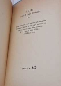 PALAZZESCHI, Aldo. VIAGGIO SENTIMENTALE. 1955.  - Asta Libri antichi, rarit bibliografiche e prime edizioni del '900 - Associazione Nazionale - Case d'Asta italiane