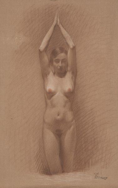 Giacomo Grosso : Nudo femminile  - Asta Petits-Matres / Arte Figurativa tra XIX e XX Secolo - Parte 1 - Associazione Nazionale - Case d'Asta italiane