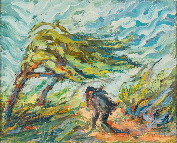 Riccardo Veraldi : Colpo di vento  - Asta Petits-Matres / Arte Figurativa tra XIX e XX Secolo - Parte 1 - Associazione Nazionale - Case d'Asta italiane