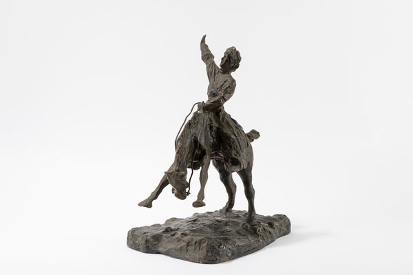 Paolo Troubetzkoy : Cowboy  - Asta Petits-Matres / Arte Figurativa tra XIX e XX Secolo - Parte 1 - Associazione Nazionale - Case d'Asta italiane