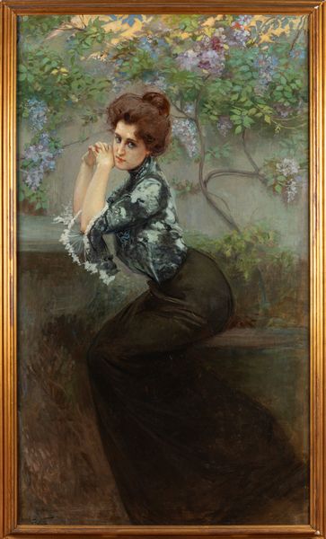 Aleardo Villa : La pensierosa  - Asta Petits-Ma�tres / Arte Figurativa tra XIX e XX Secolo - Parte 1 - Associazione Nazionale - Case d'Asta italiane