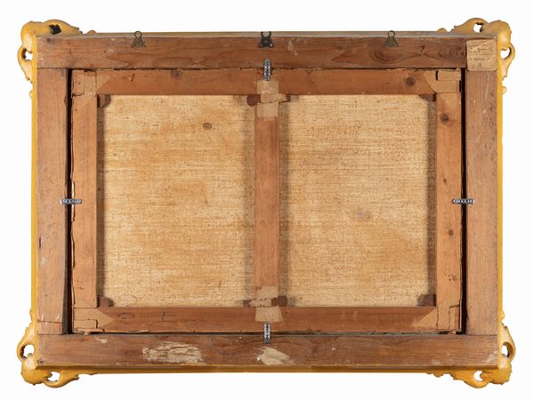 Pietro Ronzoni : Paesaggio montuoso con contadini in cammino  - Asta Petits-Ma�tres / Arte Figurativa tra XIX e XX Secolo - Parte 1 - Associazione Nazionale - Case d'Asta italiane