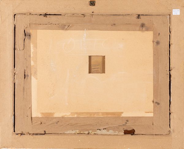 Giuseppe Casciaro : Paesaggio napoletano  - Asta Petits-Matres / Arte Figurativa tra XIX e XX Secolo - Parte 1 - Associazione Nazionale - Case d'Asta italiane