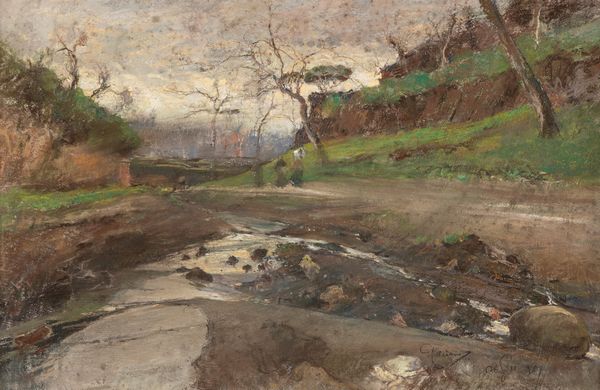 Giuseppe Casciaro : Sulla Pigna al Vomero  - Asta Petits-Matres / Arte Figurativa tra XIX e XX Secolo - Parte 1 - Associazione Nazionale - Case d'Asta italiane