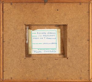 Riccardo Veraldi : Colpo di vento  - Asta Petits-Matres / Arte Figurativa tra XIX e XX Secolo - Parte 1 - Associazione Nazionale - Case d'Asta italiane