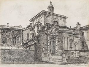 Carlo Marzorati - Portale dell'Ospedale Maggiore, Milano