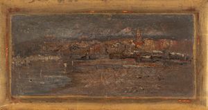 Scuola napoletana, secolo XIX - Costiera amalfitana