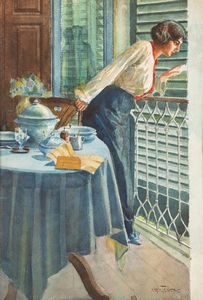 Carlo Tallone - Alla finestra