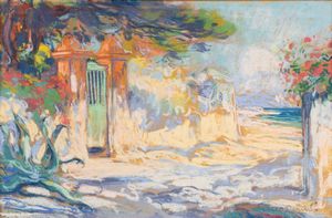 Gino Romiti - Paesaggio toscano