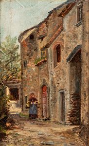 Eugenio Cecconi - Borgo toscano