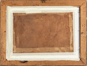 Angelo Balbi : Barche al chiaro di luna  - Asta Petits-Matres / Arte Figurativa tra XIX e XX Secolo - Parte 1 - Associazione Nazionale - Case d'Asta italiane