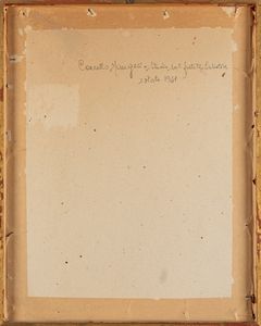 Concetto Maugeri : Ritratto del fratello Salvatore  - Asta Petits-Matres / Arte Figurativa tra XIX e XX Secolo - Parte 1 - Associazione Nazionale - Case d'Asta italiane