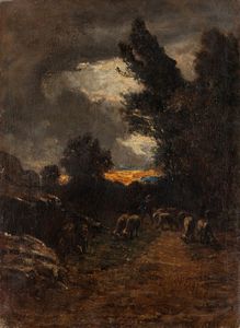 Antonio Fontanesi - All'imbrunire