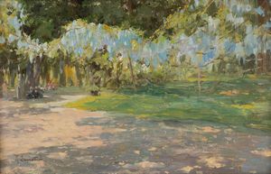 Rafael Senet y Perez - Al parco