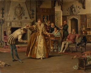 Fortunino Matania - Lezione di ballo