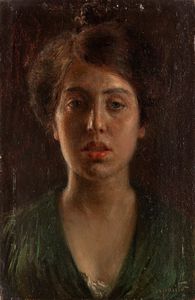 Gaetano Esposito - Ritratto di giovane donna