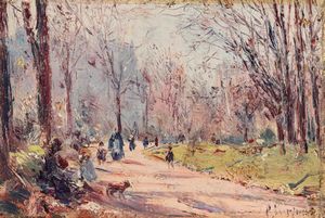 Pietro Scoppetta - Parigi, Jardin des Tuileries