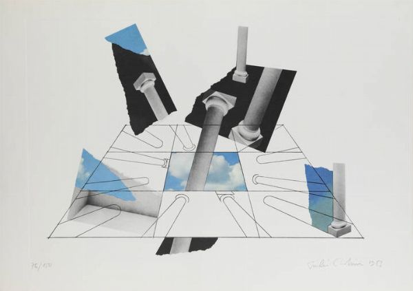 GIULIO PAOLINI Genova 1940 : Hierapolis 1983  - Asta Collezione Vallora - Dipinti - Associazione Nazionale - Case d'Asta italiane