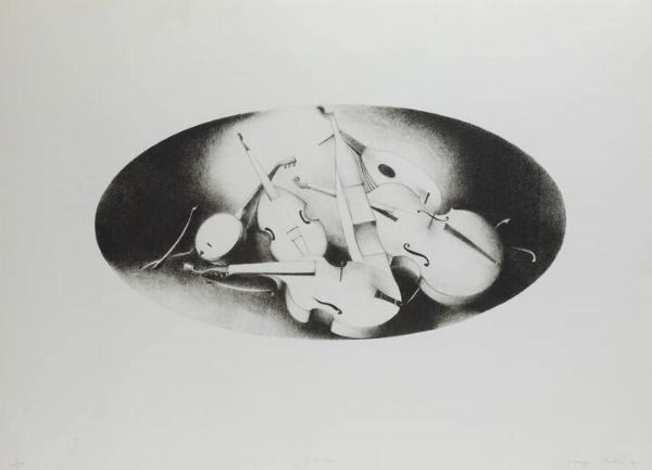 GIUSEPPE SALVATORI Roma 1955 : Santa Cecilia 1983  - Asta Collezione Vallora - Dipinti - Associazione Nazionale - Case d'Asta italiane