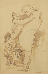 MINO MACCARI Siena (SI) 1898 - 1989 Roma - Musicisti