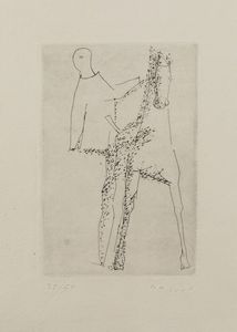 MARINO MARINI Pistoia 1901 - 1980 - Cavaliere 1942