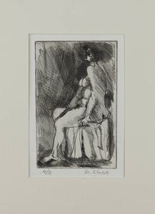 MAURO CHESSA Torino 1933-2022 Torino - Figura femminile