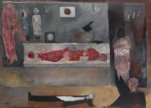 MARIO LATTES Torino 1923 - 2001 - Senza titolo 1977