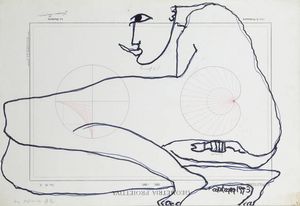 CAROL RAMA Torino 1918 - 2015 - Senza titolo 1993