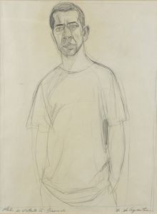 GIOVANNI LA COGNATA Comiso (Ragusa) 1954 - Studio per ritratto di Giancarlo