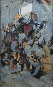 EUGENIO GUGLIELMINETTI Asti 1921-2006 - Senza titolo