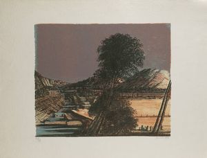 IVAN THEIMER Olomuc (Repubblica Ceca) 1944 - Paesaggio 1980