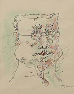 LEOPOLDO LONGANESI Bagnacavallo (RA) 1905-1957 Milano - Caricatura